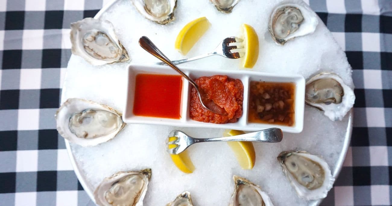 Plate Of Oysters