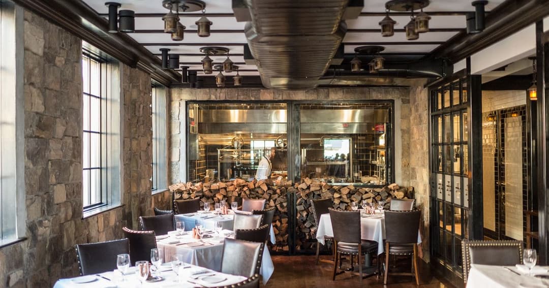 The Charles Room private event space at Addams Tavern